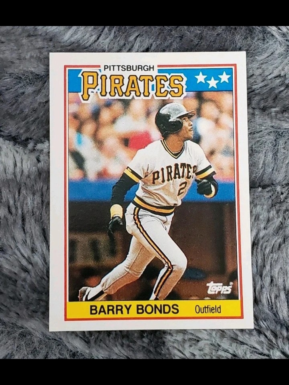 BARRY BONDS, RARE ! 1988 TOPPS "UNITED KINGDOM" COLLECTOR'S CARD, LEGEND !